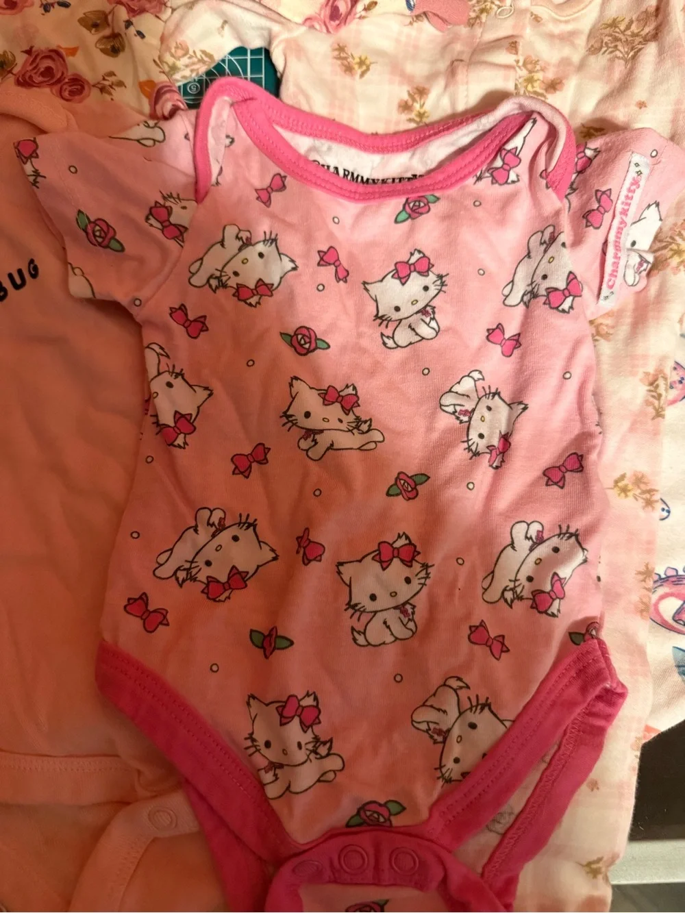 Gerber Pink Floral & Sunflower Mixed Baby Pajama Set